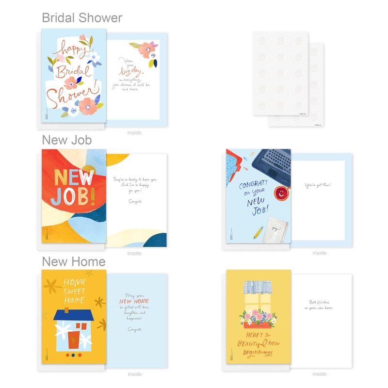 American Greetings 20-Count Congratulations Card Assortment with Envelopes and Seals