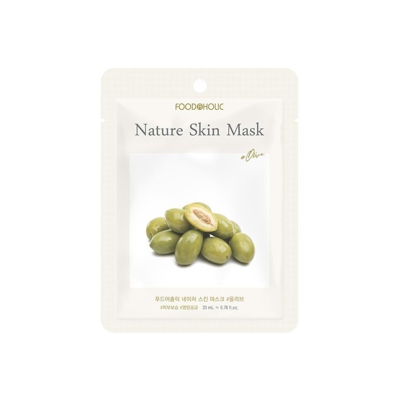 Foodaholic Nature Skin Olive Mask Pack / 푸드어홀릭 네이처스킨 올리브