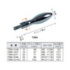 TRUSCO TSRA-1648 Steel Swivel Grip M5 16 x 48