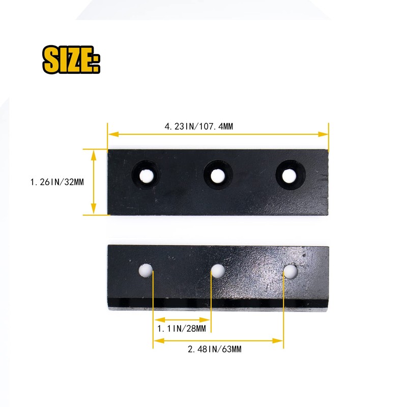Chipper Blade Knife Replace for Sharp Edge Troy Bilt Super