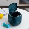 diyannuo Plastic trash can creative mini desktop trash can, with