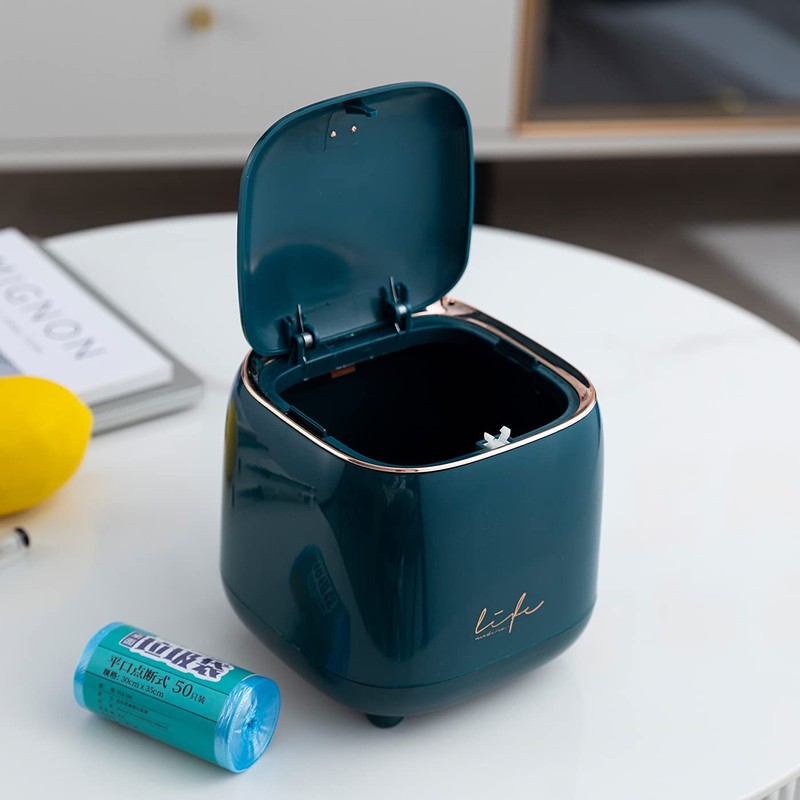 diyannuo Plastic trash can creative mini desktop trash can, with