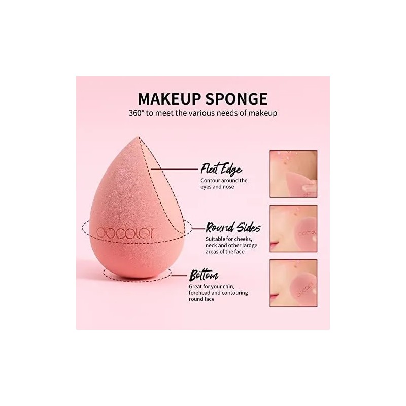 Docolor Juego De Brochas De Maquillaje 17 Piezas Brochas De