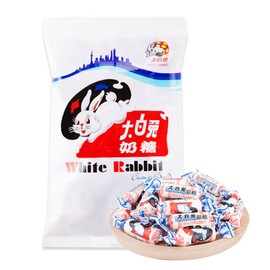 White Rabbit Toffee 227g/bag (about 40pcs/bag) 8oz/bag Festive Candy 大白兔奶糖