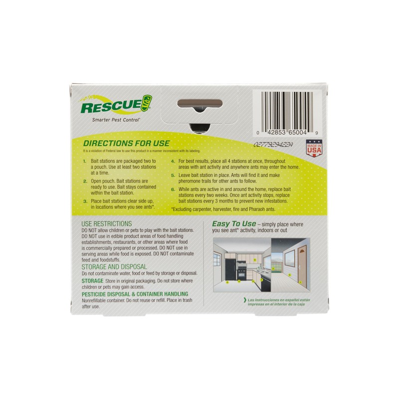 RESCUE! Ant Baits - 6 Pack - 24 Bait Stations