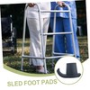 Mipcase 2pcs Walker Ski Glides Slip Feet for Folding Walkers