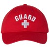 Safety Red Guard Dad Hat | Professional Lifeguard + Cap