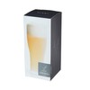Viski Glacier Double Walled Beer Glass with Active Cooling Gel,