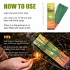 Citronella Incense Sticks - Suitable for Outdoor Camping, Patio, Hiking,etc