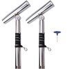 XinKunmarine 2PCS Stainless Steel Outrigger Fishing Rod Holder for Marine