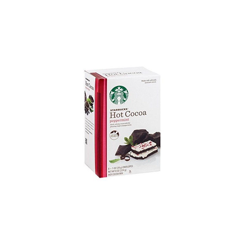 Starbucks Peppermint Hot Cocoa Envelopes (Case of 6)