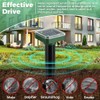 Mole Repellent Solar Powered 10 Pack, Ultrasonic Gopher Deterrent Stakes