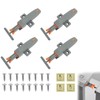 Push to Open Door Catches 4Pcs Hidden Cupboard Lock Non
