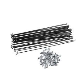 Motoforti 40 Pcs Bicycle Steel Spokes 14G Bike Spoke 240mm Length with Nipples Long-lasting