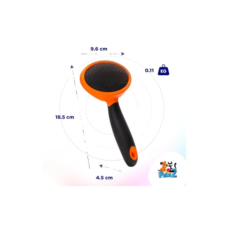 PM004 Carda Cerdas Curvas para Perros y Gatos