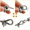 iguTrail Pack of 20 Rope Clamps, Wire Rope Clamps, 3