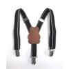 [Made in Japan] Kids Suspenders (Bear Bear) Black x Beige