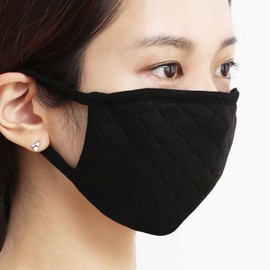 Simple Life Celebrity Quilt Black Cotton Mask