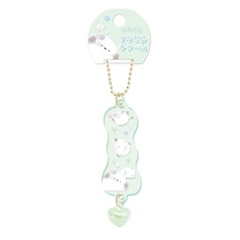 Coolia 94810 Key Chain & Mascot, Rolling Animal Yurakoro Acrylic Charm, Mint