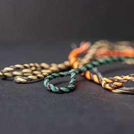 Bowstring Recurve Bow Flemish Twist B-55 (Pink/White, 62" Actual Bowstring Length)