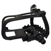 YBEKI Professional Bike Pedals with Adjustable Toe Clips & Straps