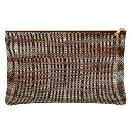 Bolsas de cosméticos, bolsa de maquillaje, neceser, organizador de tabel, A_Dark Borwn, Medium