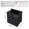 KVAEY Car Trash Can, Oxford Cloth Foldable Garbage Bin Waterproof