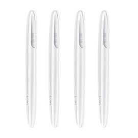 Riloer 4Pcs Car Door Protector Guard Strip Scratch Protector White, Auto Door Edge Protection Car Decoration, Car Rubber Bumper Stickers