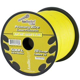 Audiopipe AP18500YW Remote Wire Audipipe 18ga 500 Yellow