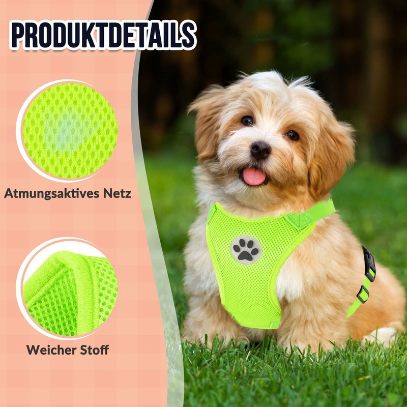 SlowTon Dog Harness for Dogs, No Pull Safety Harness, Small