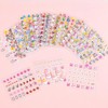 Rabbit Nail Art Sticker Colorful Spring Summer Nail Decals Cartoon