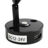 DC12V-24V Reading Lamp RV Boat LED Bedside Lamp 3 Colors