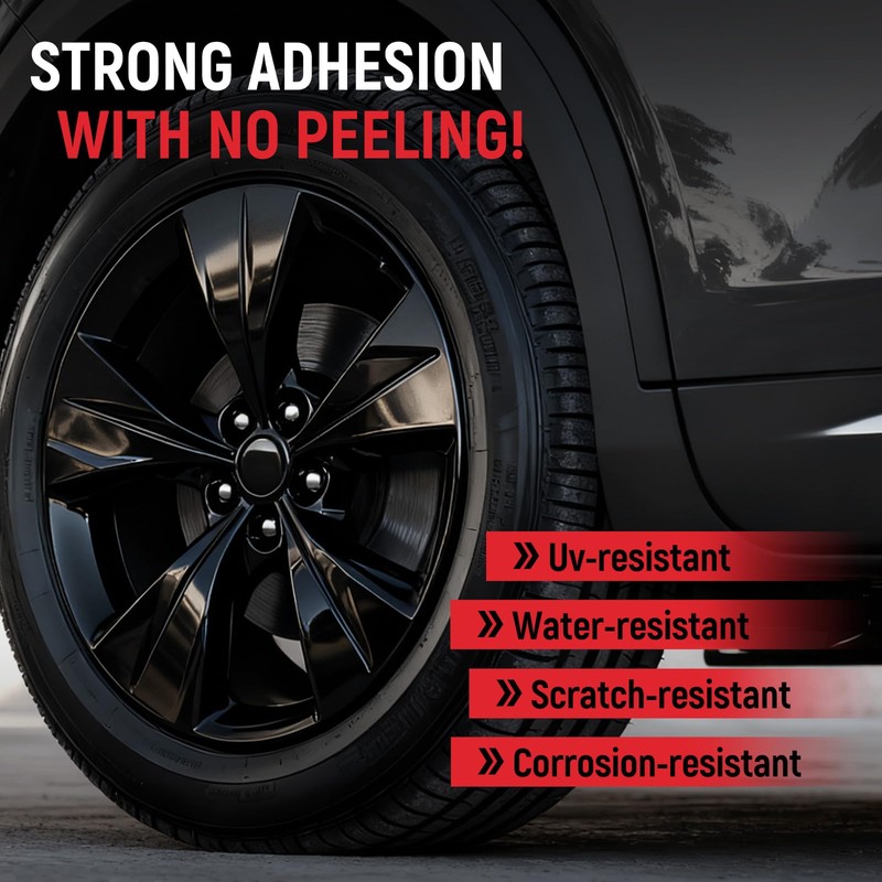 Gloss Black Rim Touch Up Paint - Wheel Repair Kit