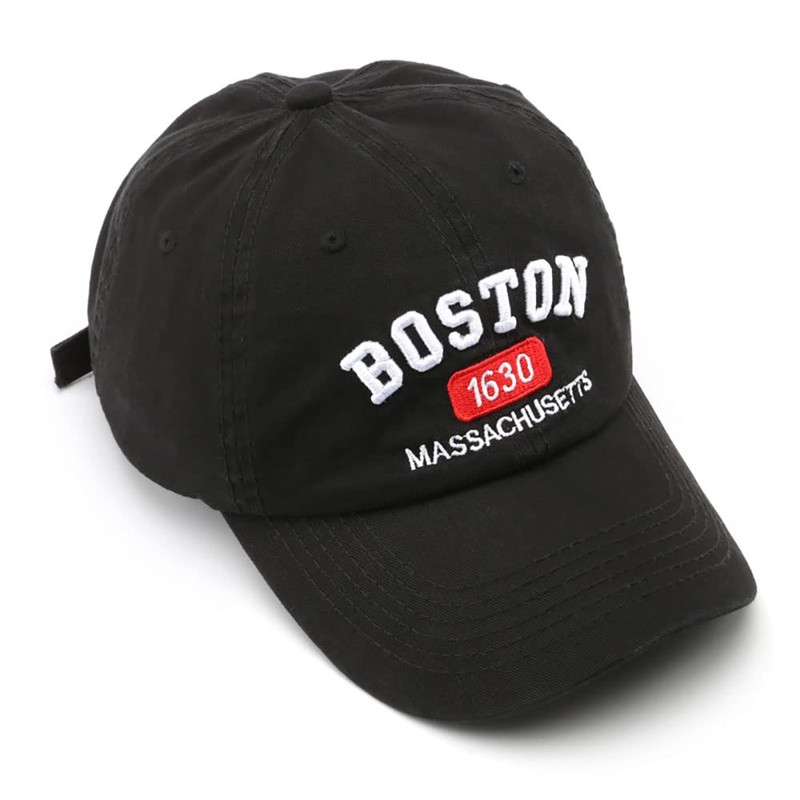 Boston Cap Unisex Baseball Cap Sun Hat Adjustable Trucker Cap