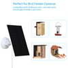 VUEBEE 4W Solar Panel for Bird Feeder Camera, USB-C Charging