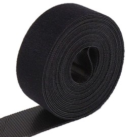 5 m Velcro Cable Ties, 50 mm Wide Cable Ties, Black Velcro Tape, Resealable Velcro Tape, Velcro Cable Ties for Cable Organiser, Cable Management, Cable Ties Tape, Black