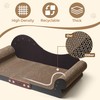 ComSaf Large Cat Scratcher Bed - 26" Cat Scratching Board
