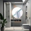 78" Frameless Shower Door Side Seal Shower Sweep and Side