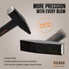 Picard Riveting Hammer BlackTec 300g - German Pattern, Cross Peen,