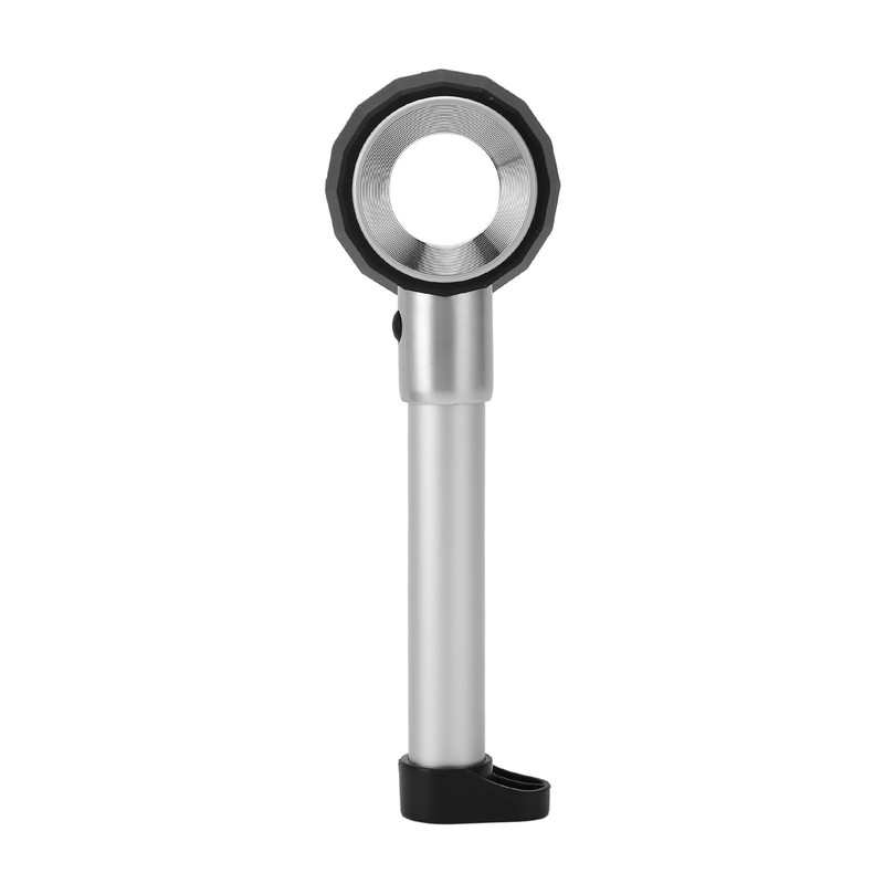 Handheld 10X Magnifier Loupe 3 LEDs Optical Glass with Measure