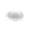 Beavorty G Reusable Small Cosmetic Container for Loose Setting Powder