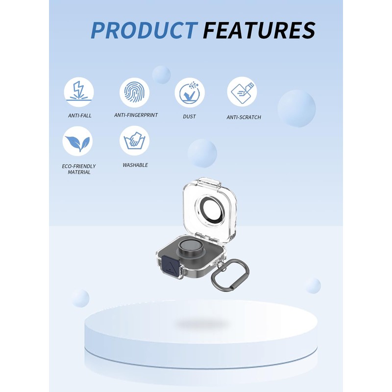 yystao Case for Oura Ring Gen4 Charger, Protective Hard Case