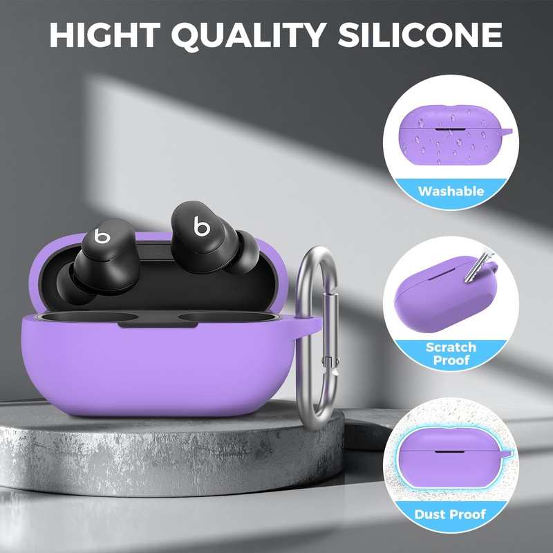 AhaStyle Silicone Case for Beats Solo Buds (2024)