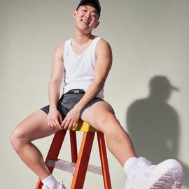 SAXX Underwear Co. Men's Sport Mesh Boxer Brief Fly 2Pk, Black/Graphite, Medium