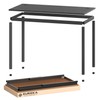 EUREKA ERGONOMIC 39 Inch Small Black Home Office Computer Desk,
