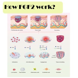 Basic Fibroblast Growth Factor Powder - bFGF Freeze-dried Powder Cosmetic Grade for Skin Anti-aging, 1Milligrams, 1000000IU, 98% Purity (5mg)
