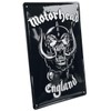 Motörhead England Sheet Metal Signs Standard