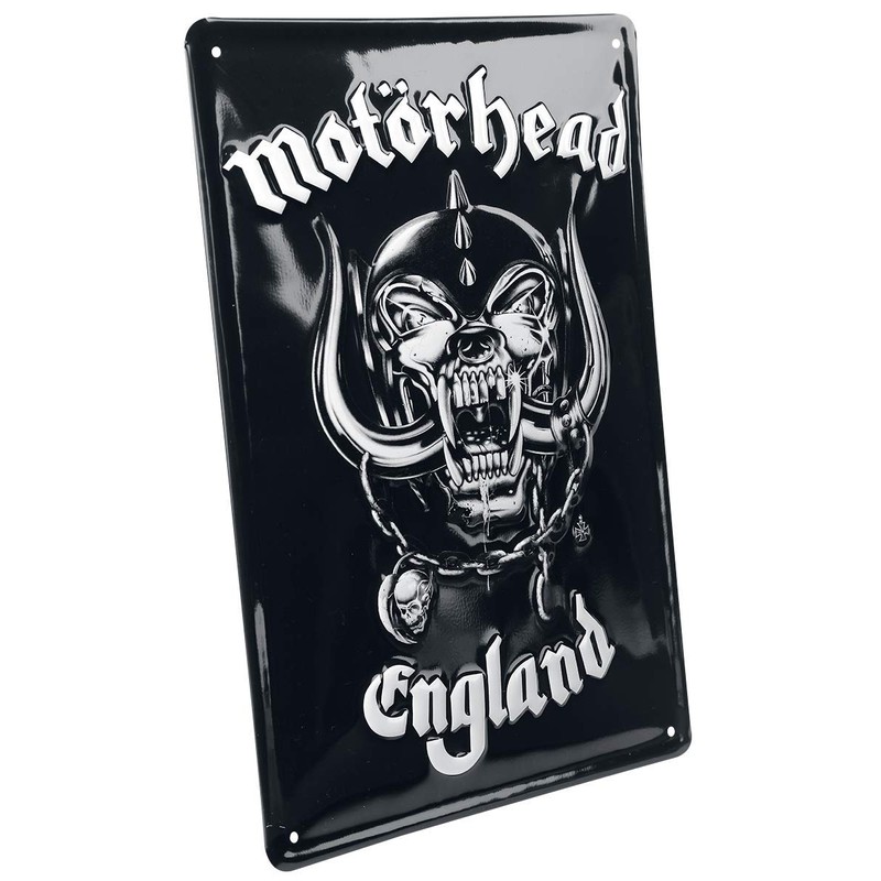 Motörhead England Sheet Metal Signs Standard