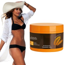 Ninnyi Tanning Accelerator Cream, Tanning Gel for Sunbeds and Outdoor Sun