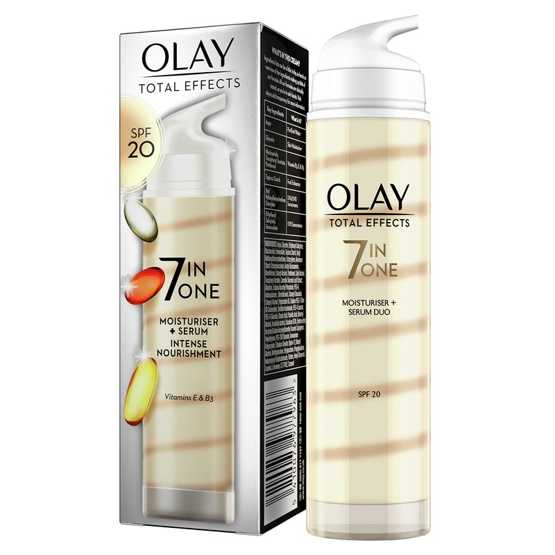 Olay Total Effects Moisturiser And Serum Duo With SPF 20,